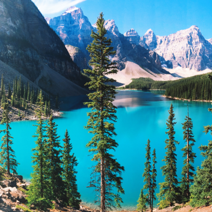 Mountain, Lakes & Waterfalls (Alberta)