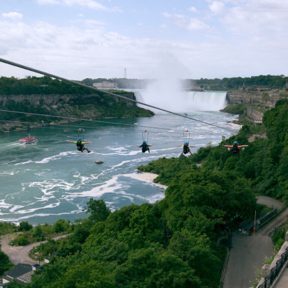 Zipline to the Falls (Ontario)